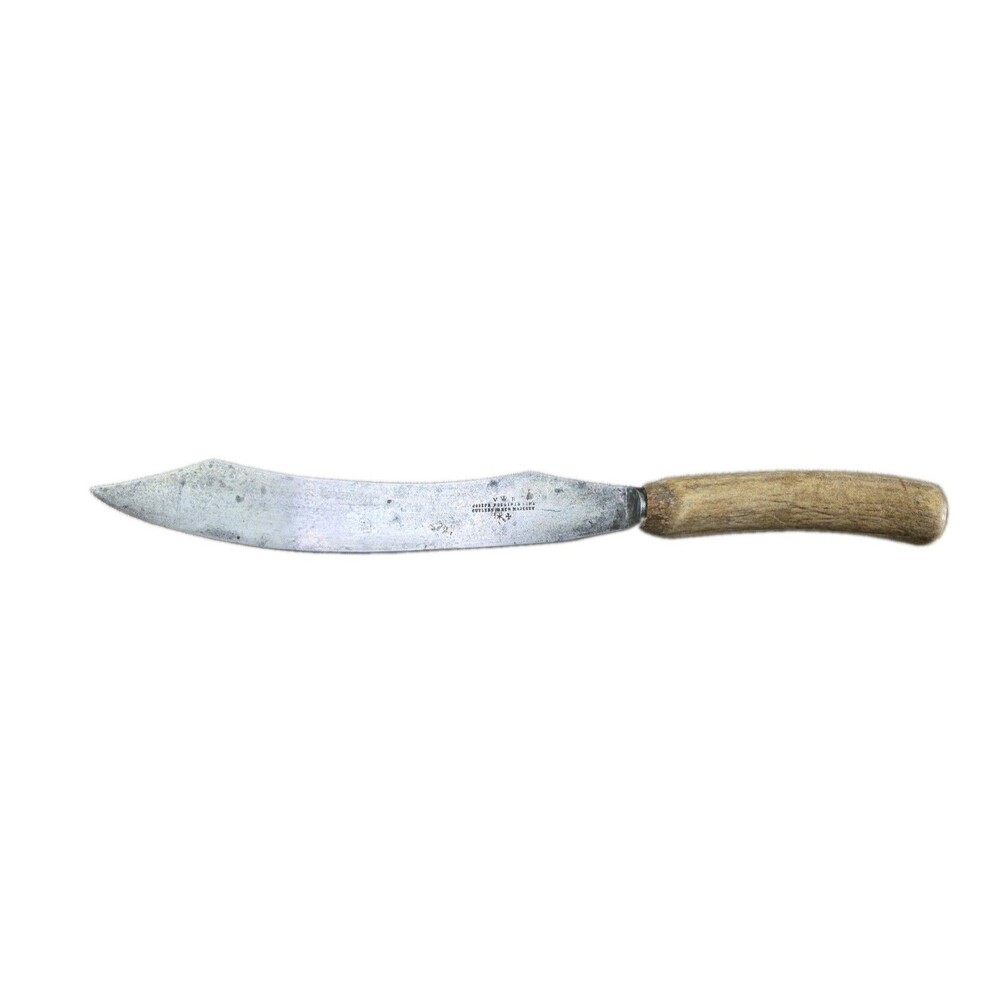 Antique Joseph Rodger’s & Sons Sheffield Stag Handle Carving Knife 9" Blade